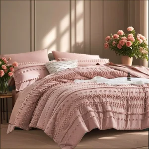 7-piece tufted design comforter set